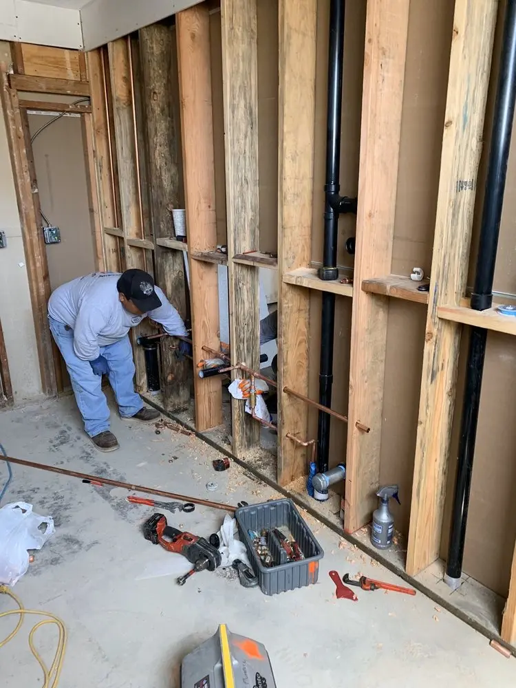 Commercial rough-in plumbing for Water Heater Replacement in Gardendale